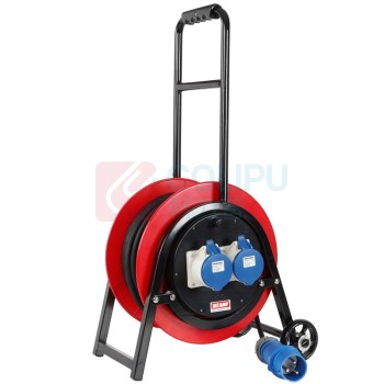 野狼 YELANG 轮车350电缆盘(220V工业) YL-35CGS3-1130 3*4*30m (红色) 电缆价格随铜价波动