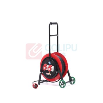 野狼 YELANG 轮车350电缆盘(380V工业) YL-35CGS3-A1750 3*4+1*50m (红色) 电缆价格随铜价波动