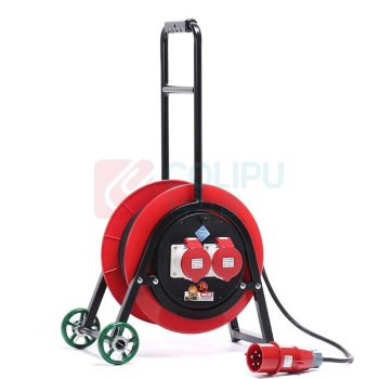 野狼 YELANG 轮车350电缆盘(380V工业) YL-35CGS1-B2230 3*2.5+2*30m (红色) 电缆价格随铜价波动