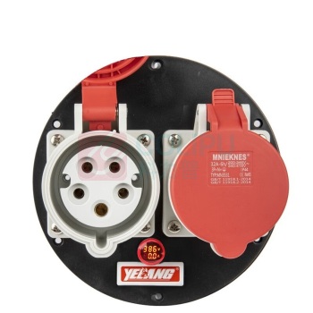 野狼 YELANG 轮车350电缆盘(380V工业) YL-V35CGS3-B2230 3*2.5+2*30m (红色) 电缆价格随铜价波动