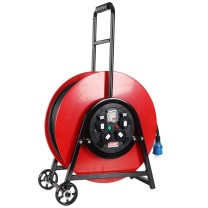 野狼 YELANG 轮车500电缆盘(220V) YL-50CFS-1080 3*2.5*80m (红色) 电缆价格随铜价波动