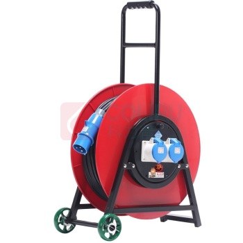野狼 YELANG 轮车500电缆盘(220V工业) YL-V50CGS3-1180 3*4*80m (红色) 电缆价格随铜价波动