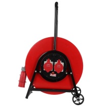 野狼 YELANG 轮车500电缆盘(380V工业) YL-V50CGS3-B2330 3*4+2*30m (红色) 电缆价格随铜价波动