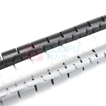汇君 HJUN 户外电线收纳固定整理绕线器保护套软套软管 内径22mm 22-5M-GR (灰色) 5米/根【配理线夹】