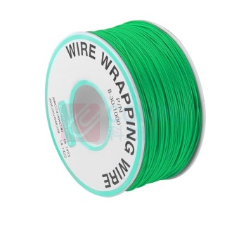 汇君 HJUN OK线电路板飞线PCB跳线焊接连接线单芯铜线 okx-g-30AWG 250米 (绿色)