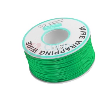 汇君 HJUN OK线电路板飞线PCB跳线焊接连接线单芯铜线 okx-g-30AWG 250米 (绿色)