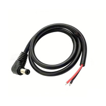 优企 弯头 单公头电源线 DC5.5*2.1MM 0.75平方 2米
