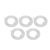 信霆 2芯多股6P2C纯铜电话线带双水晶头 3米/条 XTT003W-2C 6P2C (白) (5条/包)