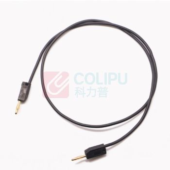 星海 音频线测试线 2MM 可叠插0.5米 (黑色)