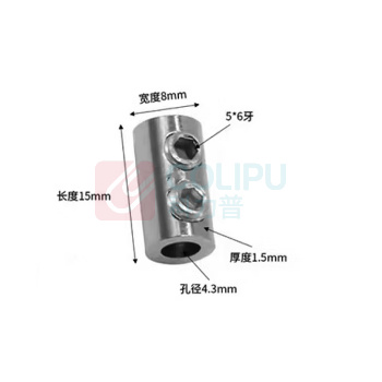 勤凯 竖向双孔锁线器 1.5-2mm竖双孔 5个/包