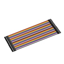 汇君 HJUN 40P杜邦线 母对母21CM(2条装) 铜芯彩色排线连接线PCB跳线