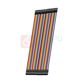 汇君 HJUN 40P杜邦线 母对母21CM(2条装) 铜芯彩色排线连接线PCB跳线