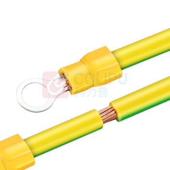 番鑫工贸 跨接线 6㎡*M8*20cm (黄绿)