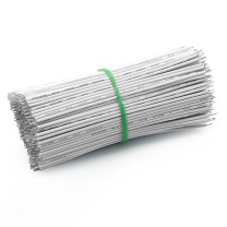 汇君 HJUN 双头镀锡线仔跳线电子连接线0.8mm焊接线导线 长30CM 24AWG 24AWG-30cm-w-500 (白色) 500根/包