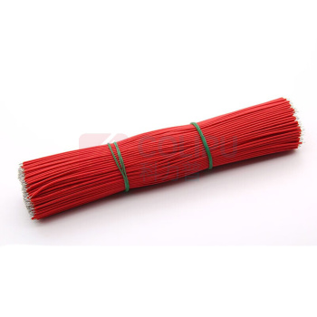 汇君 HJUN 线仔跳线焊接线导线电子连接线双头镀锡 24AWG 20CM 24AWG-20cm-r-100 (红色) 100根/包