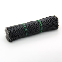 汇君 HJUN 线仔跳线焊接线导线电子连接线双头镀锡 24AWG 15CM 24AWG-15cm-bl-100 (黑色) 100根/包