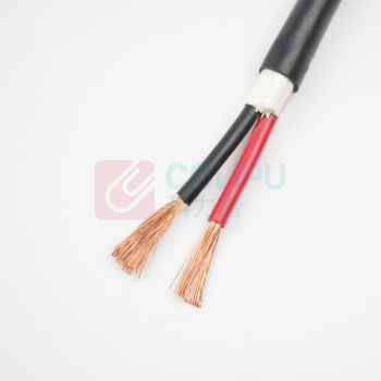 丰旭 护套线 RVV2*6 2芯6mm² 黑色 100米 (黑色)