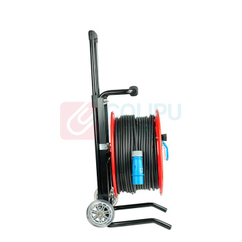 野狼 YELANG 绕线盘拉车式电缆盘电源盘卷线盘 YL39071230 3*6*30m 220V~250V32A 工业插座IP44 电缆价格随铜价波动