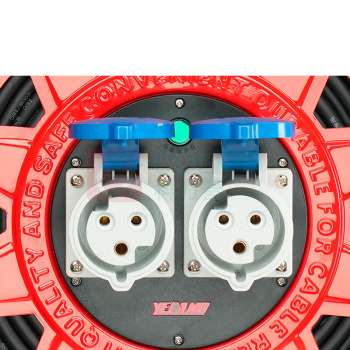 野狼 YELANG 绕线盘拉车式电缆盘电源盘卷线盘 YL39071230 3*6*30m 220V~250V32A 工业插座IP44 电缆价格随铜价波动