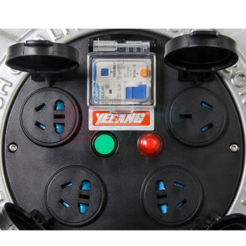 野狼 YELANG 多功能390电缆盘(250V防尘) YL-39FT-0980 3*1.5*80m (银色) 电缆价格随铜价波动
