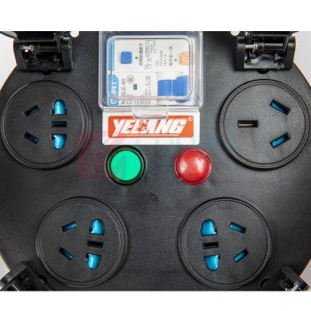 野狼 YELANG 多功能460电缆盘(250V防尘) YL-46FT-09150 3*1.5*150m (银色) 电缆价格随铜价波动