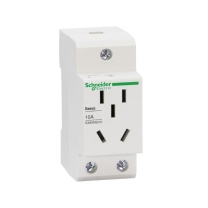 施耐德电气 Schneider Electric 导轨插座 EA9XN5210 2P 10A 五孔 新型
