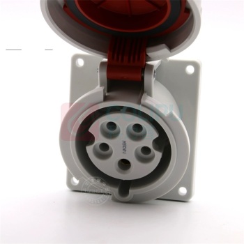 曼奈柯斯 工业插座 TYP-9382 32A 5芯  原TYP1210改型TYP-9382 32A-6h 400V 5P IP67