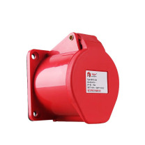 德力西电气 DELIXI ELECTRIC 工业用暗装插座 DEP2-324 32A 4芯 415V