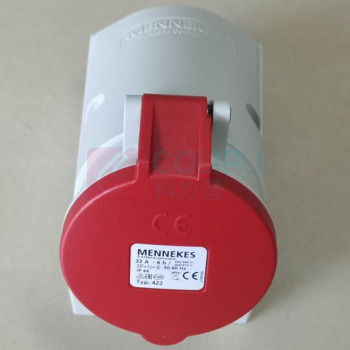 曼奈柯斯 工业插座 TYP422 32A 3P+N+PE IP44 (本色)