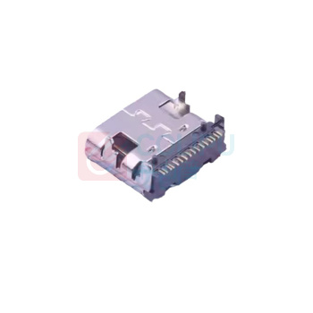 璐克斯 USB连接器 Type-C母座 卧贴16P 带定位柱 TYPE-C 16PIN 2MD(073) 货期10天