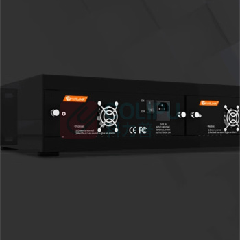 netLINK 16槽光纤收发器机架 HTB-16AC/D 标准19英寸2U机箱