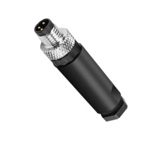 科扫 连接器 M8-3芯直公头 长47mm