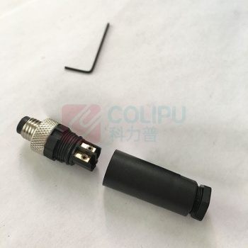 东奥 防水型航空插头 M8直头4针公头