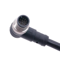 优企 连接器 弯头12孔公头带线 HT26320-1 3m