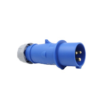 北工 工业航空插头 3204 3芯 220V 16A 3P-6h (蓝色)
