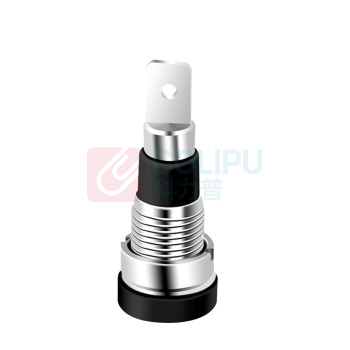 汇君 HJUN 2mm香蕉插座面板插座黄铜镀镍10A开孔6mm xjcz008-bl-100 (黑色) 100个/包