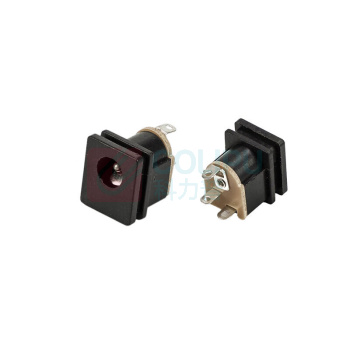 汇君 HJUN DC电源插座母座电源接口插座连接器 DC-015(2.1针)5.5*2.1 DC-015-5 5个/包