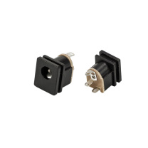 汇君 HJUN DC电源插座母座电源接口插座连接器 DC-015(2.1针)5.5*2.1 DC-015-5 5个/包