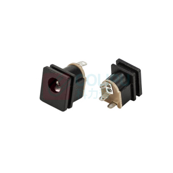 汇君 HJUN DC电源插座母座电源接口插座连接器 DC-015(2.1针)5.5*2.1 DC-015-5 5个/包