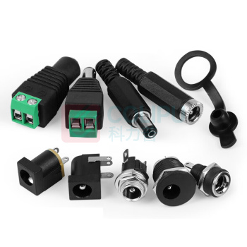 汇君 HJUN DC直流电源插头插座接头公头母座圆孔 插头5.5-2.1 ct5521-10 10个/包