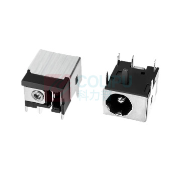 汇君 HJUN DC电源插座母座电源接口插座连接器 DC-044A(2.1针)5.5*2.1 DC044A5521-5 5个/包