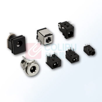 汇君 HJUN DC电源插座母座电源接口插座连接器 DC-044(2.1针)5.5*2.1 DC-044-5 5个/包