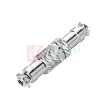 汇君 HJUN GX12对接式航空插座电线连接器焊接式带对接罩开孔12mm 2芯对接整套(插头+插座+对接罩) GX12-2dj-tt