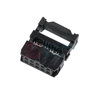 汇君 HJUN FC压线头IDC牛角插头间距2.54MM扁平LED屏连接器 FC-10P 254MM-FC-10P-10 10套/包