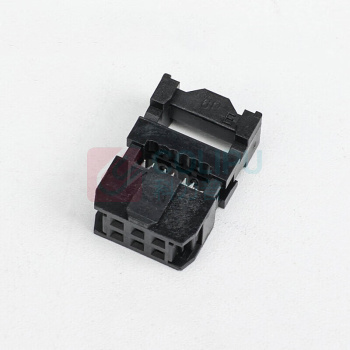汇君 HJUN FC压线头IDC牛角插头间距2.54MM扁平LED屏连接器 FC-6P 254MM-FC-6P-10 10套/包