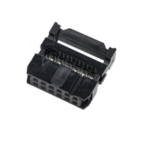 汇君 HJUN FC压线头IDC牛角插头间距2.54MM扁平LED屏连接器 FC-12P 254MM-FC-12P-10 10套/包