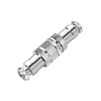 汇君 HJUN GX20对接式航空插座电线连接器焊接式带对接罩开孔20mm 9芯对接整套(插头+插座+对接罩) GX20-9dj-tt