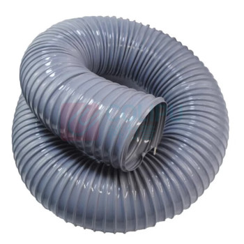 璐克斯 灰色加厚PVC波纹管 65mm-10m*0.8mm 货期10天