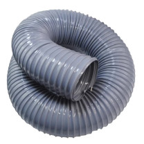 璐克斯 灰色加厚PVC波纹管 65mm-10m*0.8mm 货期10天
