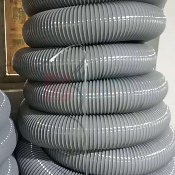 璐克斯 灰色加厚PVC波纹管 65mm-10m*0.8mm 货期10天